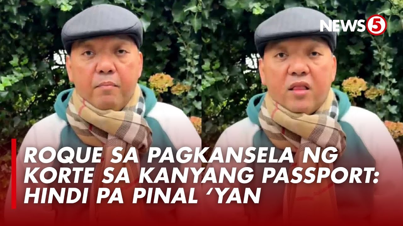 Harry Roque, aapela sa pagkansela ng Korte sa kanyang passport