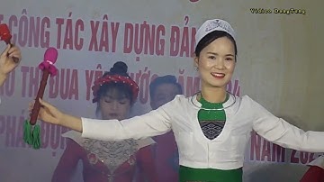 Hòa tấu âm vang Trống Hội Chiêng Mường do câu lạc bộ nghệ thuật truyền thống xã Vân Hòa