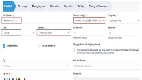 Elearning VNPT   Hướng dẫn giáo viên tạo khóa học