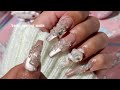 Spring ombré cateye + 3D snake nails 🐍 🌸