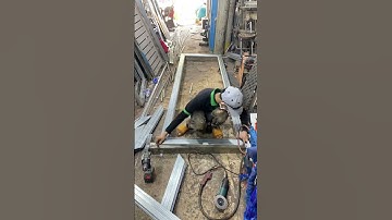 Cách làm cửa sắt giả nhôm xingfa #metallux