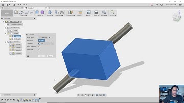 3D Sketch in Fusion 360 - Create an Angled Hole