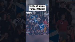 Scottish World Cup fans invaded a Yankees game 😂🏴󠁧󠁢󠁳󠁣󠁴󠁿