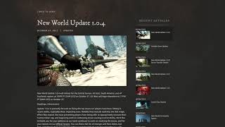 New World MASSIVE UPDATE! PATCH NOTES! OUTPOST RUSH, Corrupted Portals, Server Transfers & MORE!