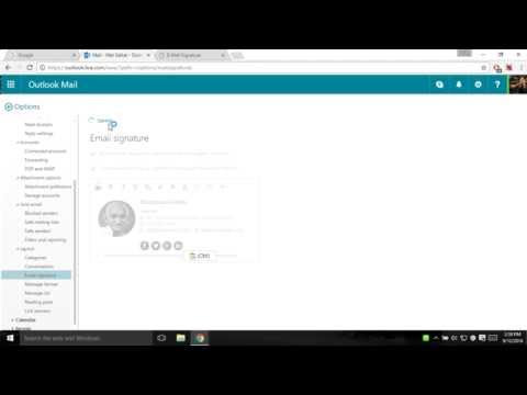 How to install HTML signature on Outlook Webmail