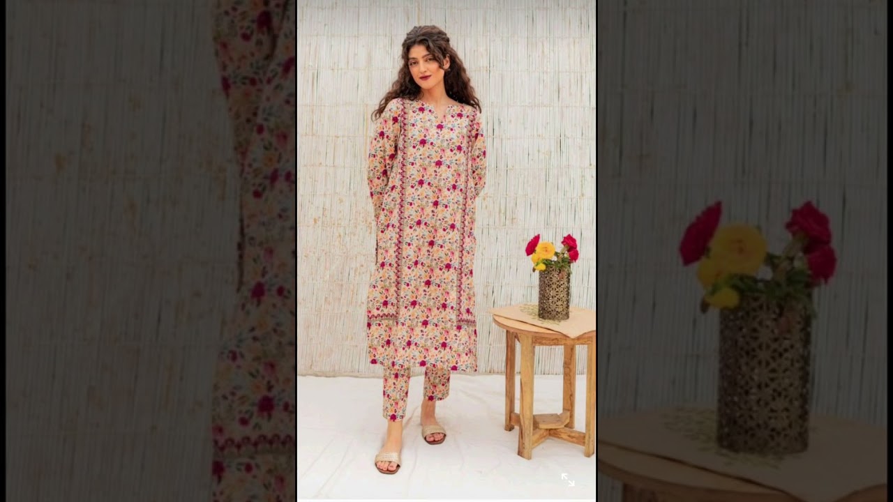 linen dress design 2024| linen shirts designs for ladies | winter cotton dress design |winter cotton