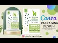 Attractive packaging design on canva|| #graphicdesigner #instagrampost #canva