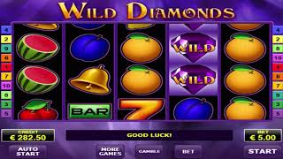 Crazy Risk Game On Wild Diamonds Slot Machine - Good Win!