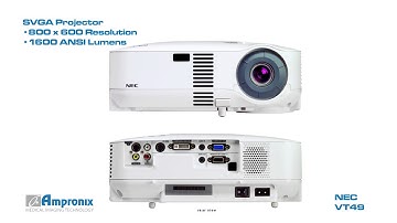 NEC VT49 SVGA Projector Sales | Service | Repair | Exchange | Replacement