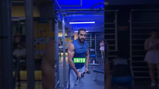 🔥 ¿Quieres hombros brutales?💥Dale like y sígueme si quieres resultados reales, no solo sudar #gym