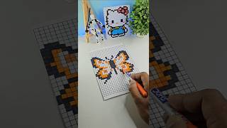 Information Pixel Butterfly drawing #viralvideo #shorts #pixelart #butterfly Update