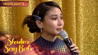 nagwowork Ako For My Family Chie Gets Emotional On Its Showtime  Showtime Sexy Babe