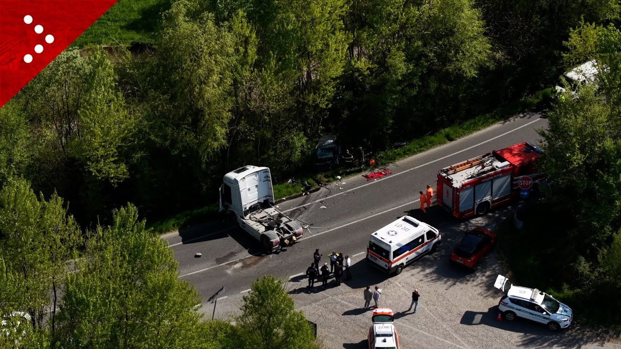 Incidente tra auto e camion a Pozzuolo Martesana (Milano), morta una donna