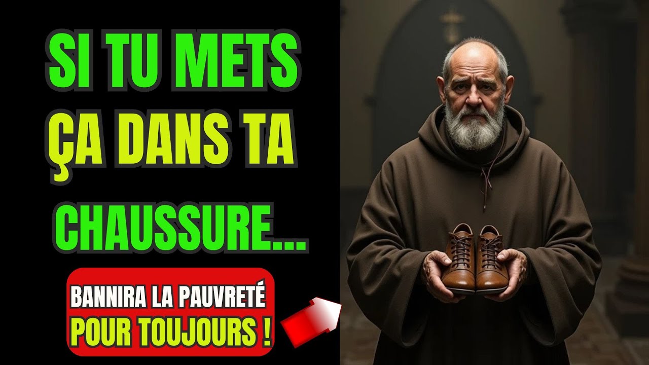Padre Pio dit : mettez cela dans votre chaussure pour éviter les dettes, la pauvreté et la malchance