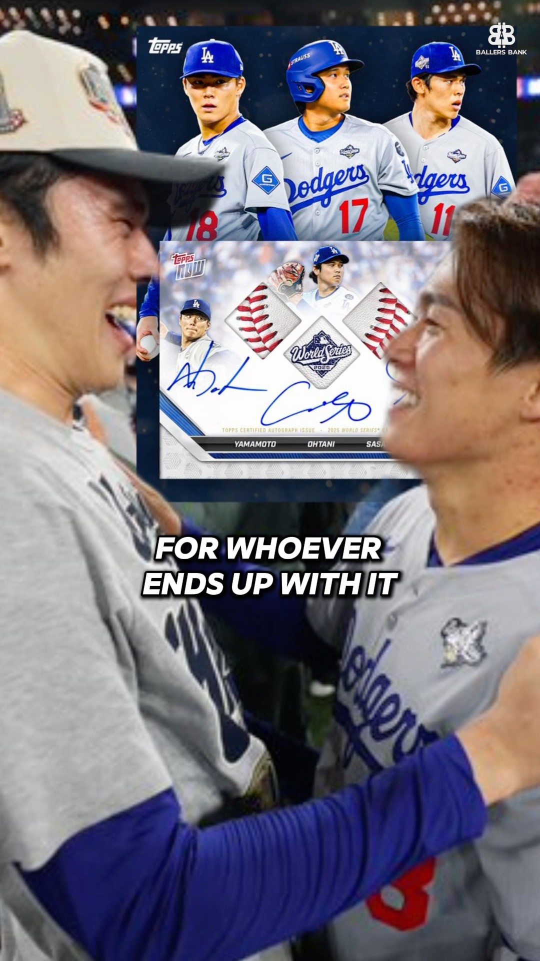 This #Dodgers Topps Now Triple Auto From The #WorldSeries IS