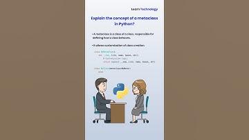 Concept of a metaclass in Python | Python Interview Questions | #python #interview #metaclass