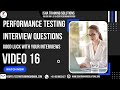 Interview question loadrunner  performance testing  html based script vs url based script