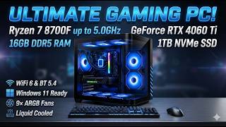 Ryzen 7 8700F RTX 4060 Ti Gaming PC Review | Worth It