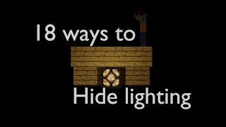 18 ways to hide lighting in minecraft