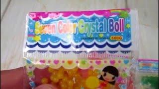 Mainan Anak ~ Bola Kristal Warna Warni | Seven Color Crystal Boll