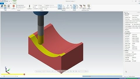 Finishing Parallel Toolpath in MasterCam