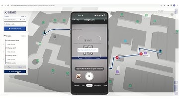 Indoor navigation using QR codes