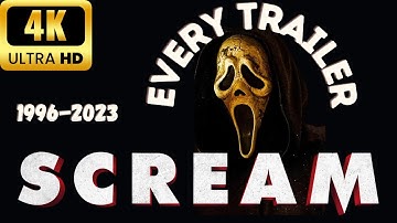 Scream All Trailers 4k - Every Scream Trailer in 4k - Scream 6 Trailer - All Ghostface Trailers 4k