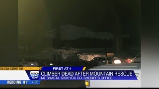 Climber dies while suffering medical emergency on Mount Shasta
