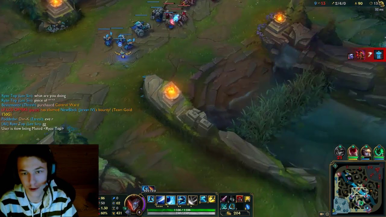 TMP  The Wandering Pro Yasuo vs Xerath mid S8 GamePlay