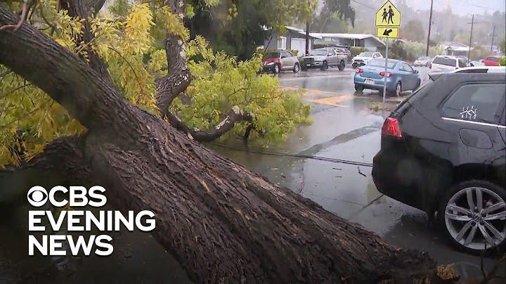 "Bomb cyclone" slams the West Coast
