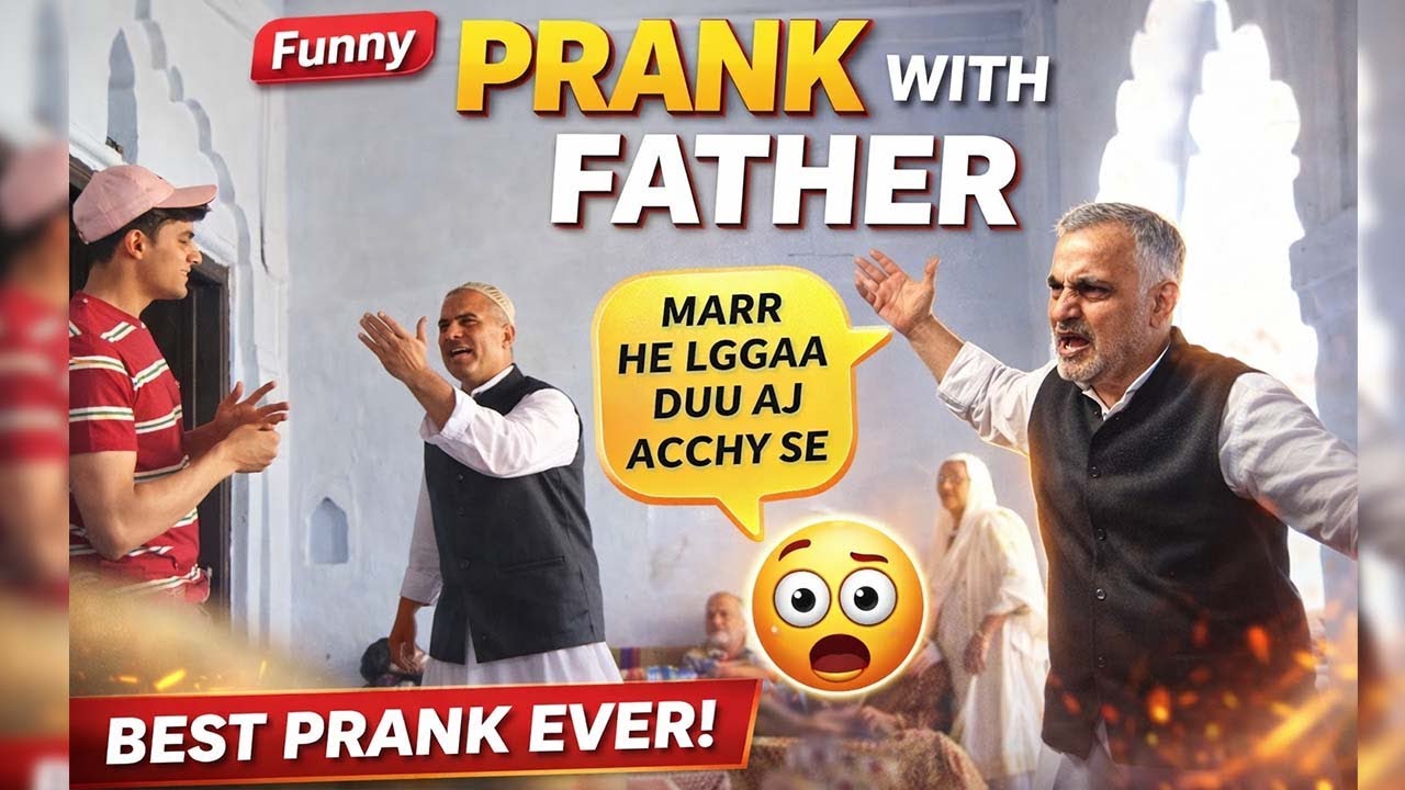 Father Ke Saath Sabse Bada Prank 😳Family Reaction Prank Video😱 