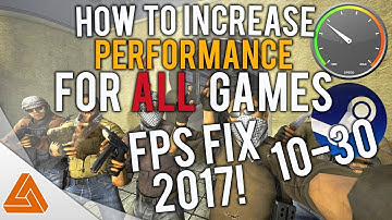 How to increase FPS in 🎮All Games🎮! 2017!