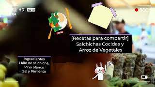 [@neilaassad] [Recetas para Compartir] Salchichas cocidas y arroz de vegetales.