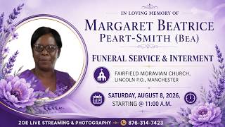 Thanksgiving Service for the Life of Margaret Beatrice Peart-Smith