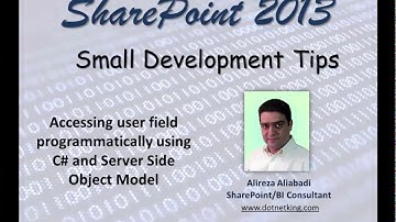 Reading SharePoint user field (Person or Group) programmatically using C#