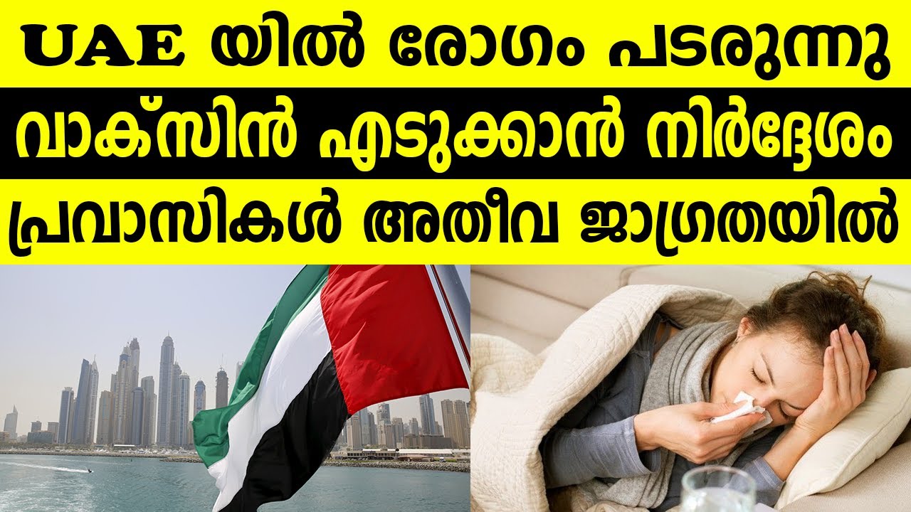 UAE യിൽ രോഗം പടരുന്നു വാക്സിൻ എടുക്കാൻ നിർദ്ദേശം പ്രവാസികൾ അതീവ ജാഗ്രതയിൽ |UAE | VACCINATION