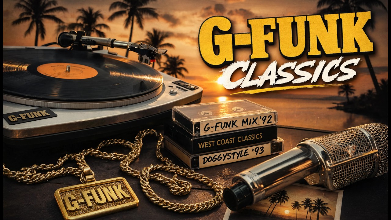 Old School West Coast Hip Hop Mix 🌴 Classic G-Funk Beats | Sunset