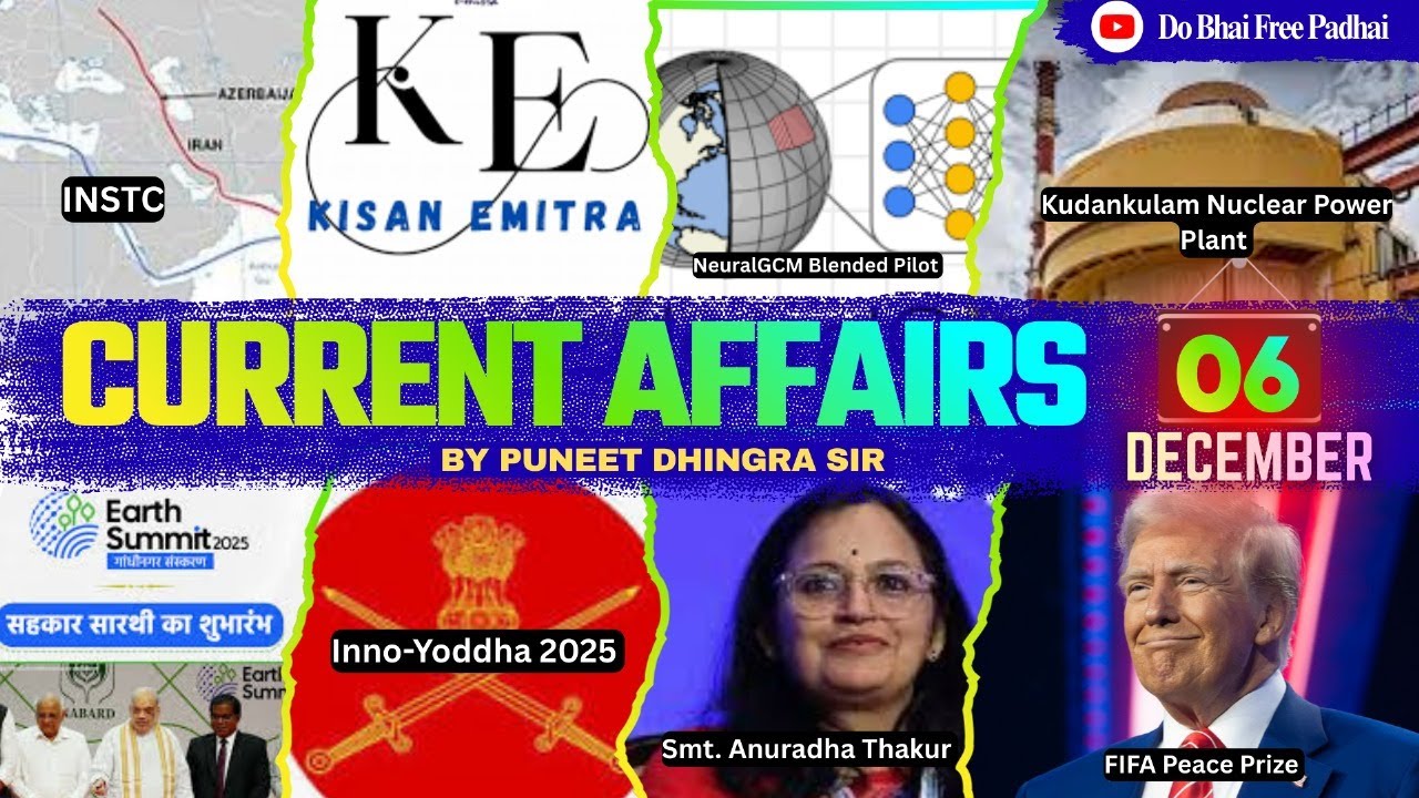 06 December 2025 Current Affairs | Daily Current Affairs | Bank | SSC ...