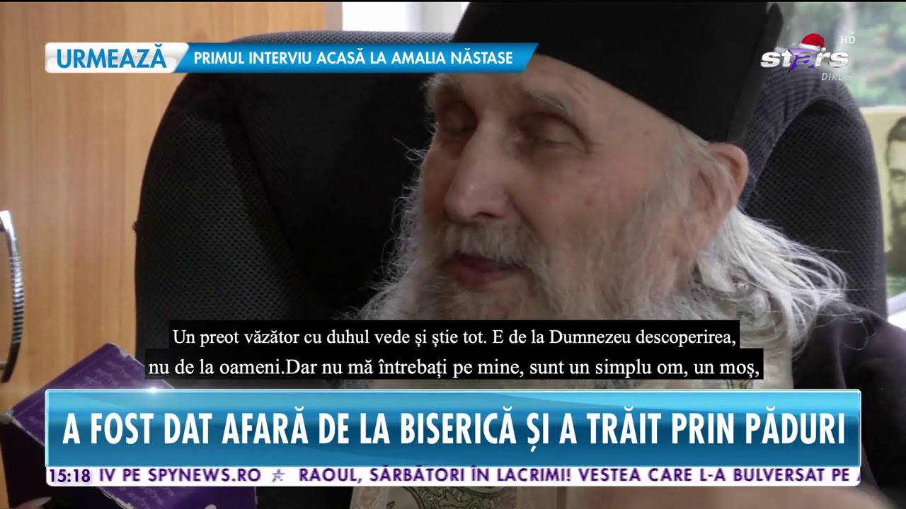 Interviu cu părintele Ioan de la mănăstirea Sihăstria Rarăului din Suceava