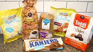 From Germany: Risbellis, Gadeschi Amarettini, Chocolade Kanjers, Speculoos Karamel & Toggi Wafers