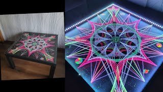 how to make magic table, diy, Led, fractal,