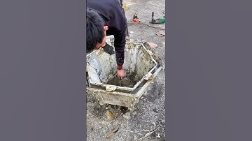 cách tháo lòng trong khuôn đúc chậu, chưa tìm ra cách nào dễ hơn #khuonducchaucongthanhcnc