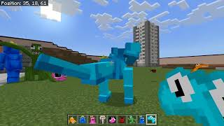 Rainbow friends chapter 2 Addon V3 NEWS and final Cyan model in Minecraft PE