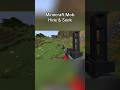 Minecraft Mob Hide and Seek #shorts #minecraft