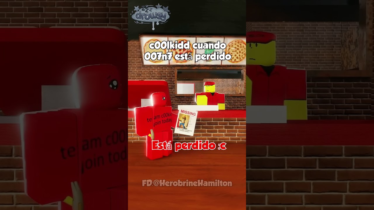 MI PADRE ESTA PERDIDO 😔 #fandub #roblox #robloxgames #coolkid #elliot #007n7
