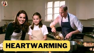 Catherine FINDS JOY in Teaching Princess Charlotte cake-birthday