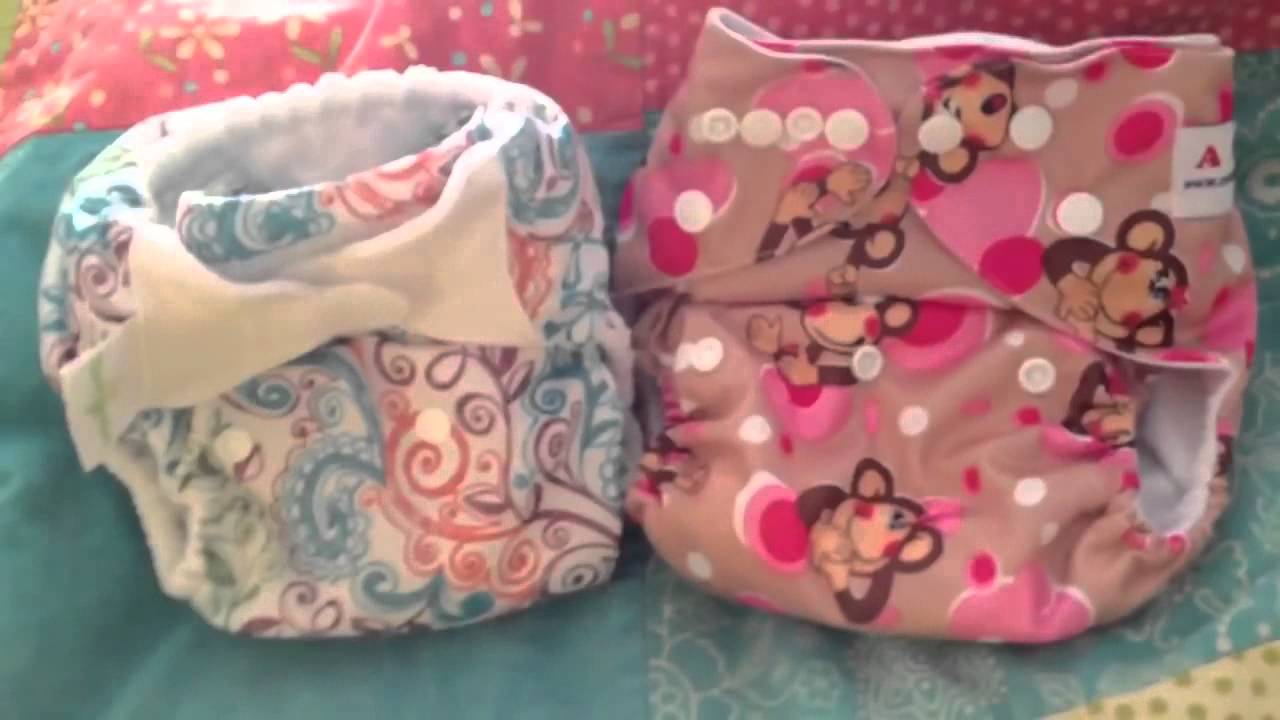All in one diapers and alva baby cloth diapers YouTube