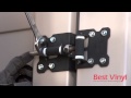 How to adjust gate hinges Best Vinyl