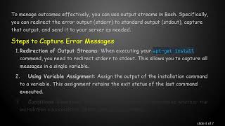 How to Use a Bash Script to Install Packages and Handle Errors Gracefully