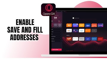 HOW TO ENABLE SAVE AND FILL ADDRESSES ON OPERA GX
